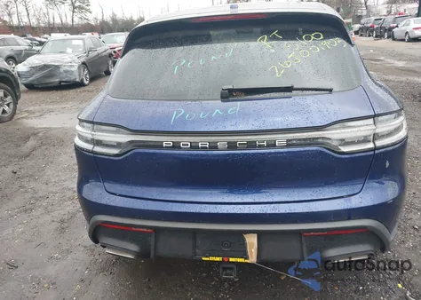 2022 Porsche Macan z USA, uszkodzony, nr VIN WP1AA2A59NLB07401